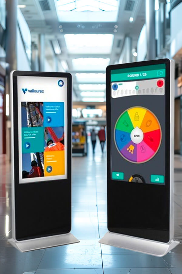 Totems interactifs et bornes Rabat
